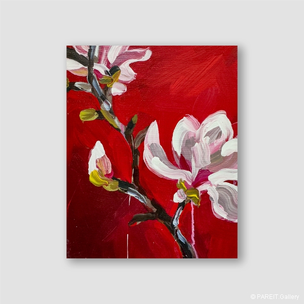DE VLIEGHER Alice - Magnolia III red I